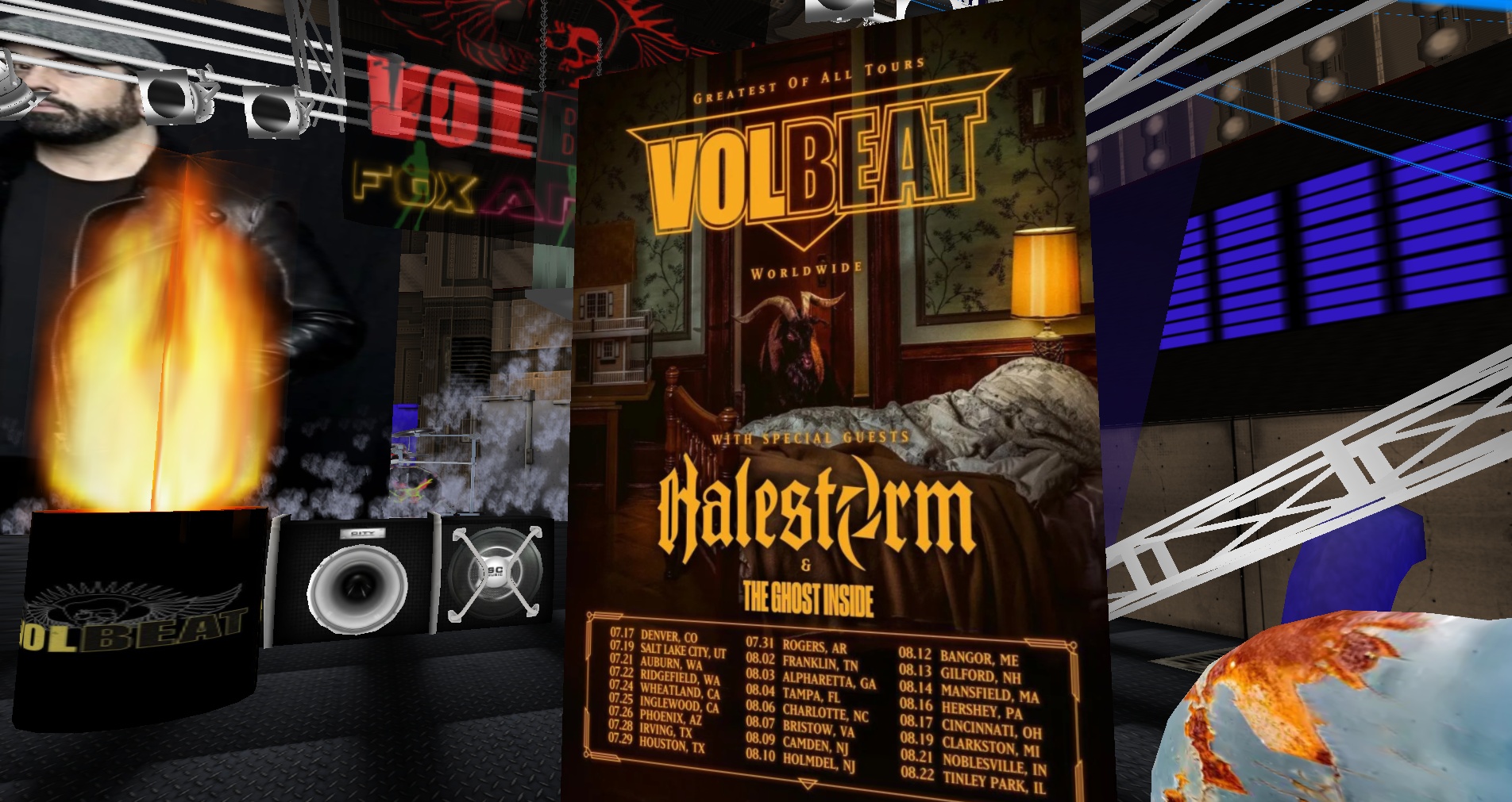 Volbeat-Event in der Foxarena 8